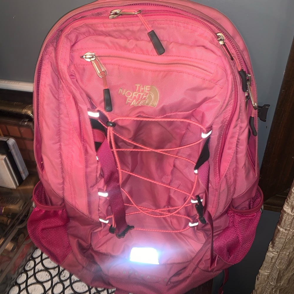 Pink North Face Borealis Backpack
